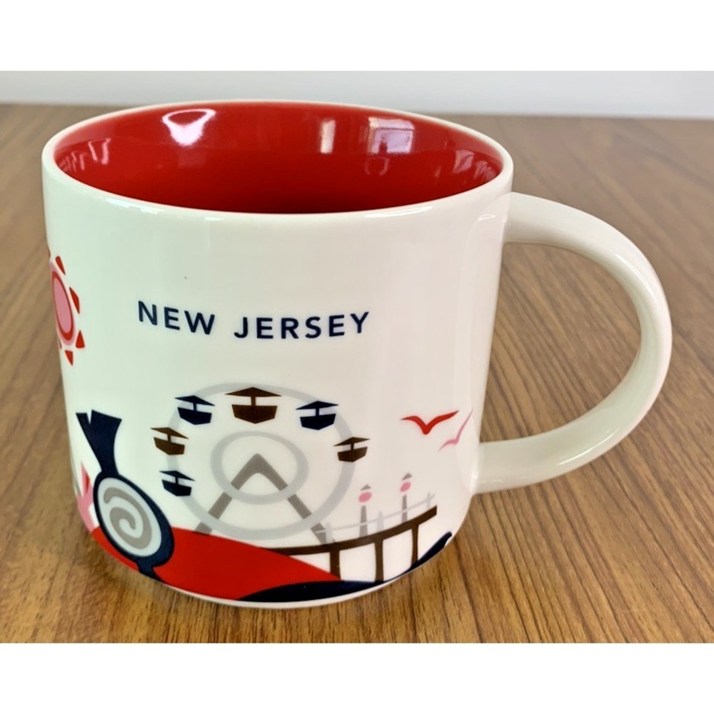 Starbucks You Are Here Collection New Jersey Coffee Mug 14 oz 2015 Cup Ceramic